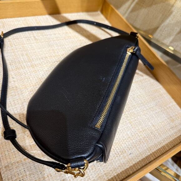 Best price ‼️Tory Burch Thea Belt Bag 165917 Pebbled Leather Black, $390 - Picture 3 of 6
